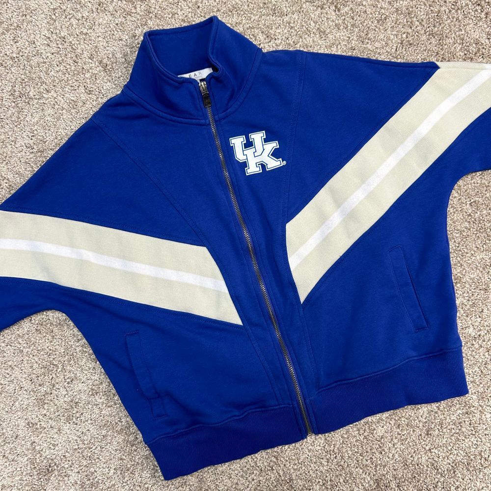 Wear By Erin Andrews Kentucky Wildcats UK Jacket Women Size Small Blue‎ White
